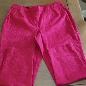 TALBOTS "CURVY" Christmas RED PANTS